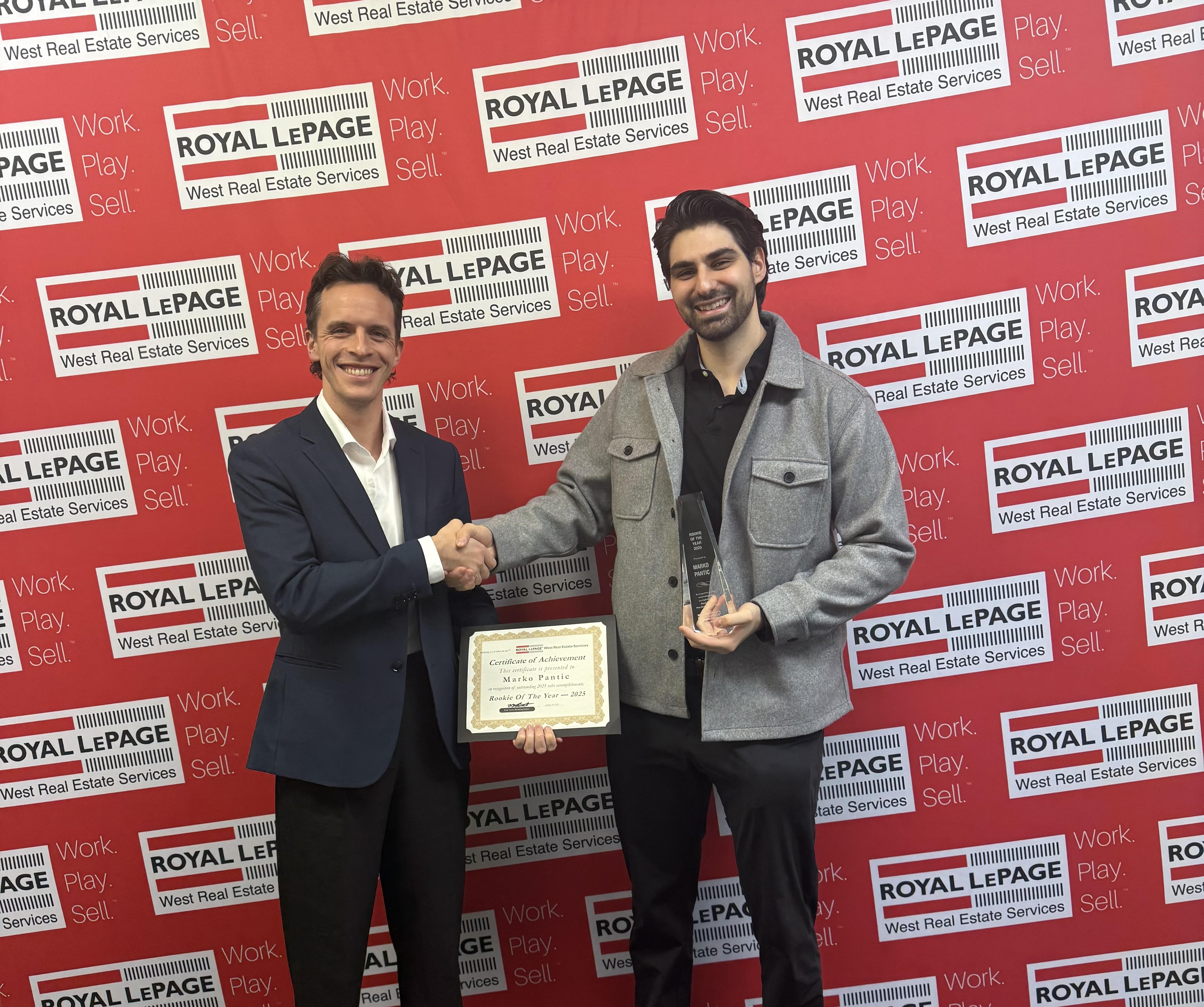 Real Estate Rookie of the Year 2025